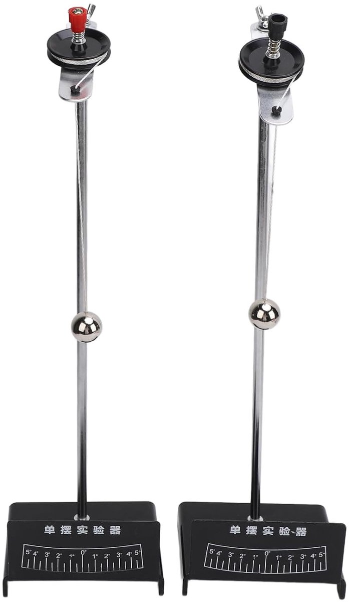 Natuurkunde Swing Tool - Slingerbal Model - Les Demonstratie - Metalen Constructie - 44 Cm Hoog - Zilver — afbeelding 5