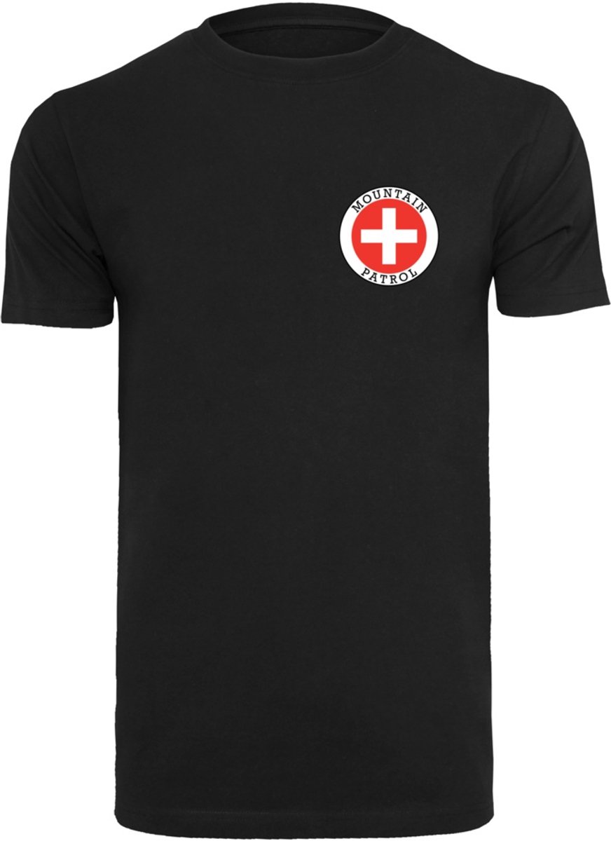 Mister Tee Mountain Patrol Heren Tshirt 5XL Zwart