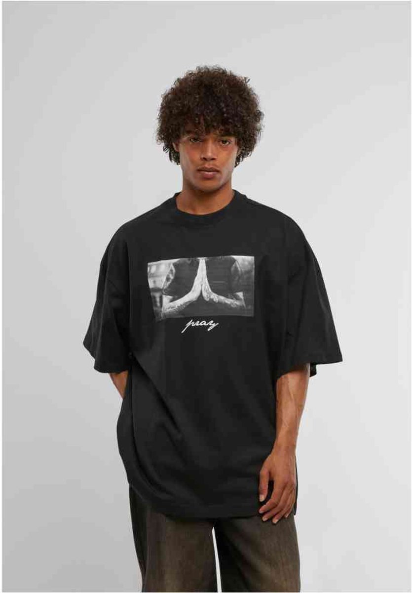 Mister Tee Pray New Huge Heren Tshirt L Zwart