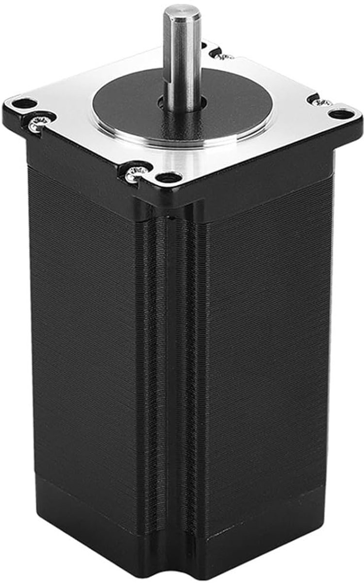 Hybride Stappenmotor - Industriële Motor - Precisie Beweging - Krachtig Koppel - 57BYG - Zilver