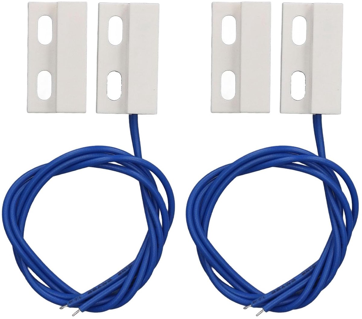 Magnetische Deurschakelaar - Raamsensor - Huisbeveiliging - Normaal Gesloten - 10-20 mm - Wit