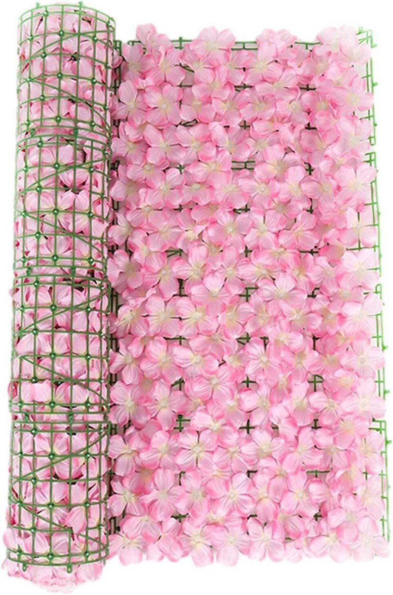 Decoratieve Omheining - Kunstmatige Bladeren - Tuin Aankleden - Weerbestendig Materiaal - 0.5x3m - Groen