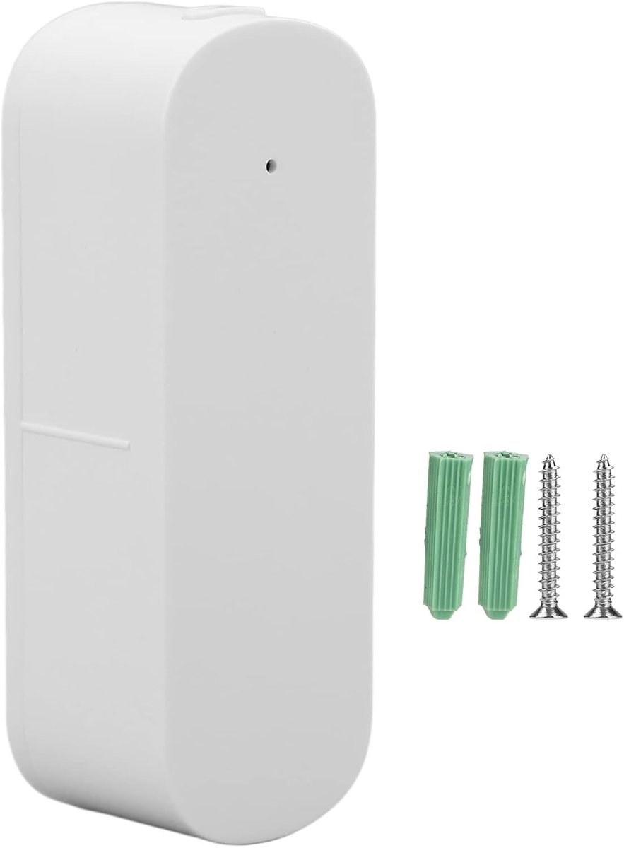 Trillingssensor Alarm - Slimme Monitor - Automatisering Thuis - Realtime Detectie - 3x7x9 cm - Wit