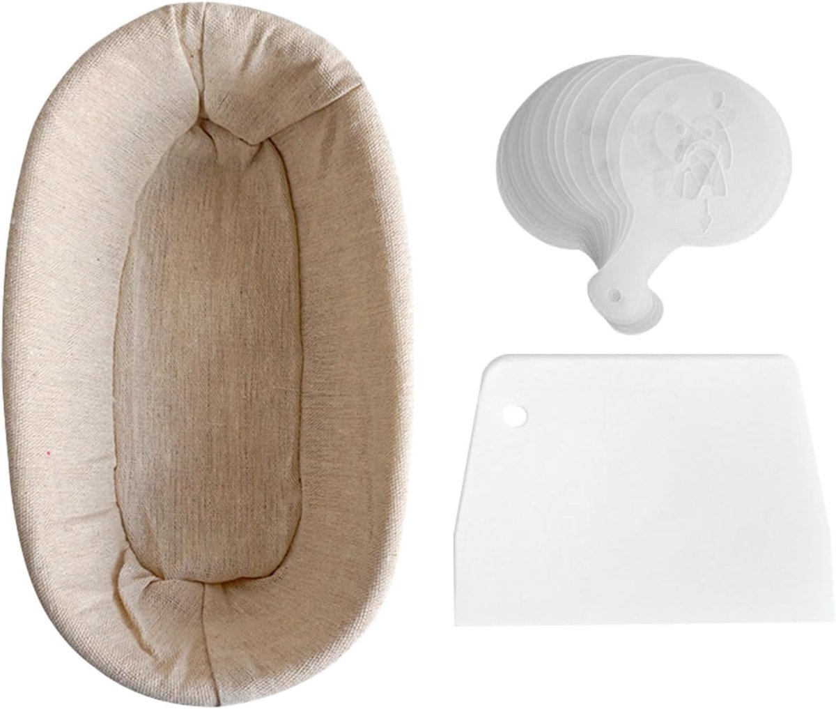 Broodgistingsmand Rattan - Rieten mand - Brood bakken - Natuurlijk materiaal - 35 cm - Beige