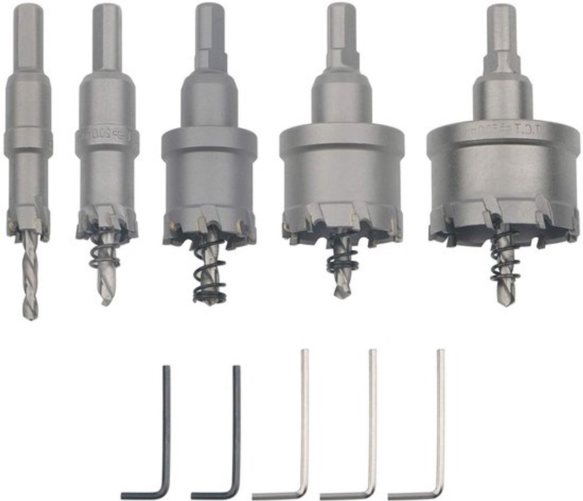 Set inovra Plus metalen gatenopener voor dik ijzer