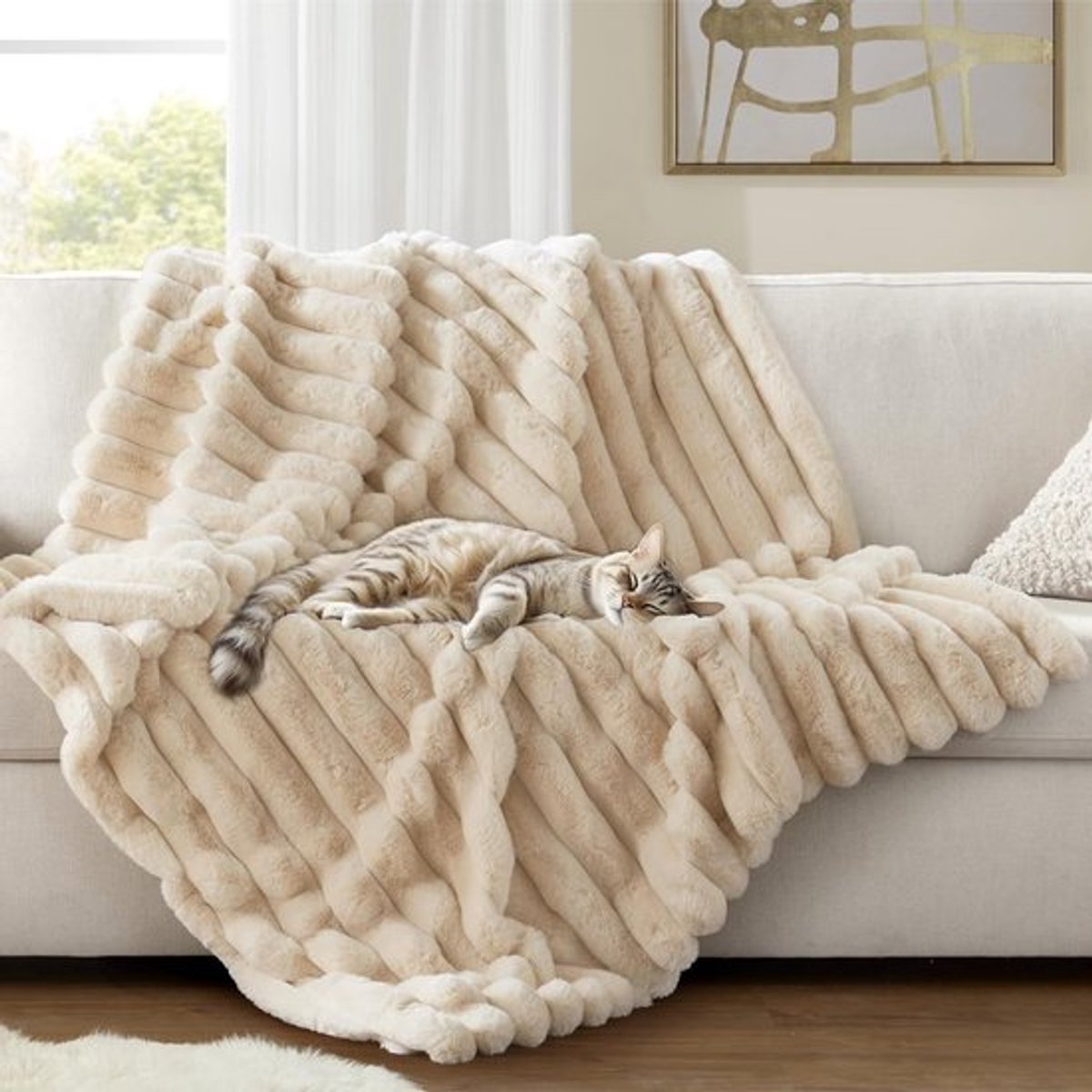 Elektrische pluizige knuffeldeken dailygoods