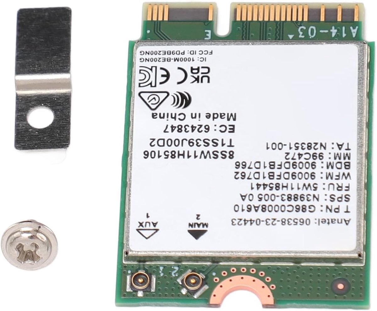 Snelle WiFi Adapter - Interne Netwerkkaart - Probleemloze Connectiviteit - WiFi 7 MU MIMO - 5800 Mbps - Niet gespecificeerd