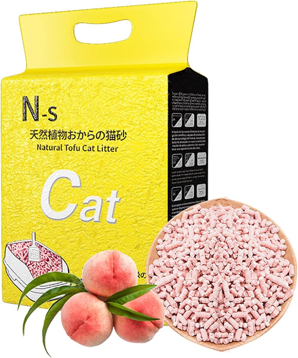 Doorspoelbare Kattenbakvulling - Natuurlijke Formule - Ontgeuring en Klontervorming - Voor Alle Katten