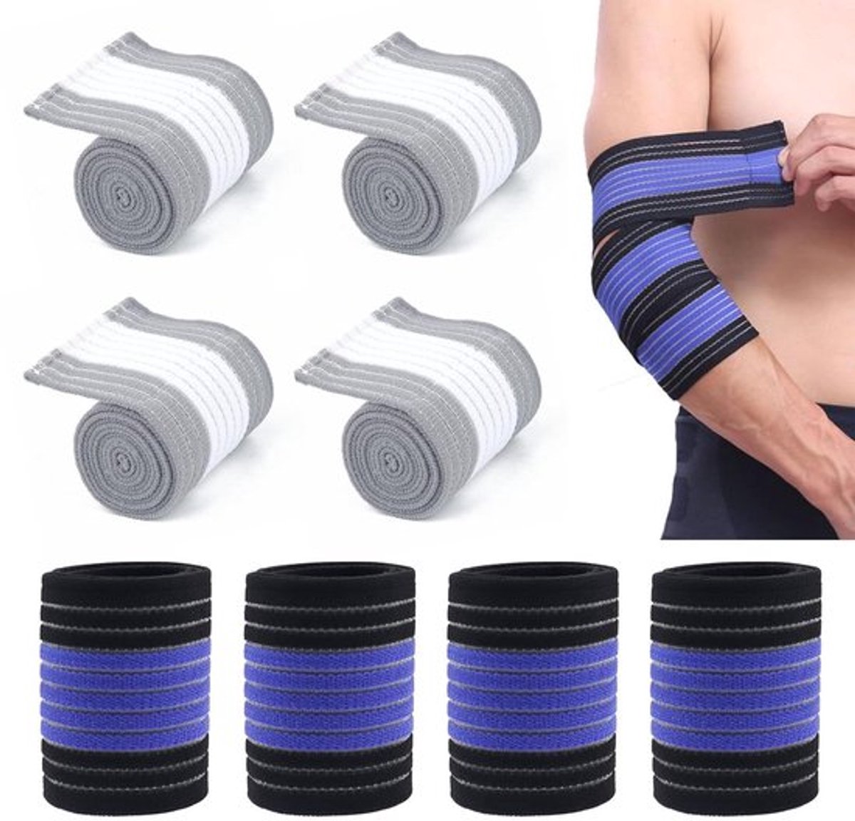 Polsbandages voor polsondersteuning bij sport en - Allecto Plus