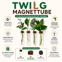 Productinformatie van TWILG Magnettube: magnetisch, unieke kwaliteit, perfect cadeau, eenvoudig ophangen, unieke decoratie en betrouwbaar.