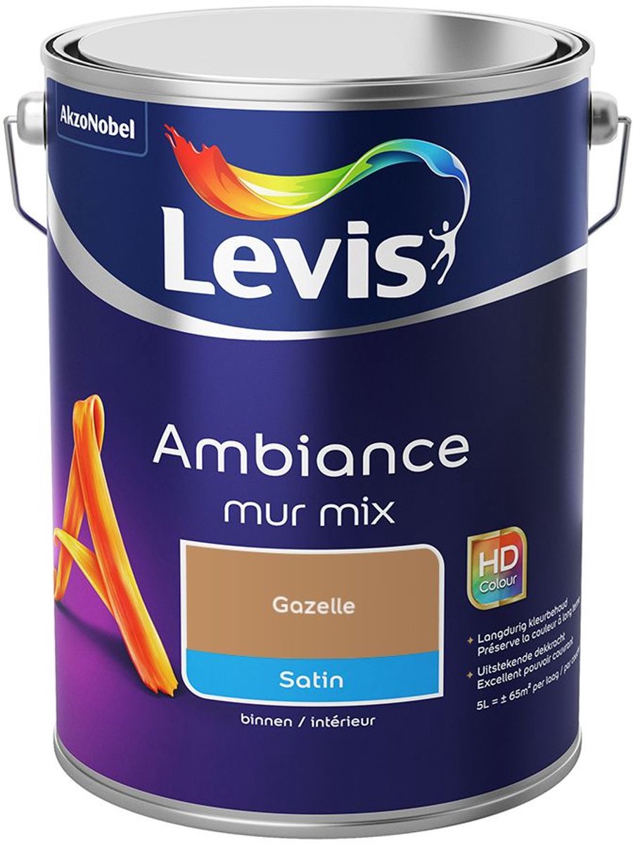 Levis - Ambiance Mur Satin Mix - Gazelle - Mengverf - 5 L