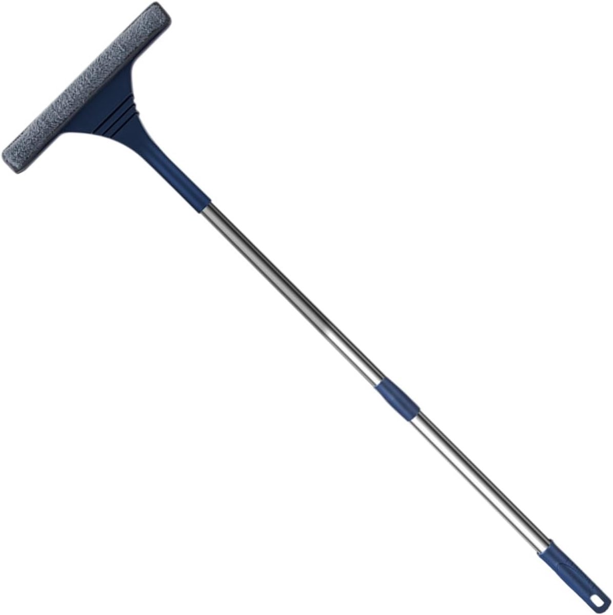Raamwisser Telescopisch - Glastrekker Schoonmaakwisser - Ramen Zemen - Verstelbare Lengte - 170 cm - Blauw