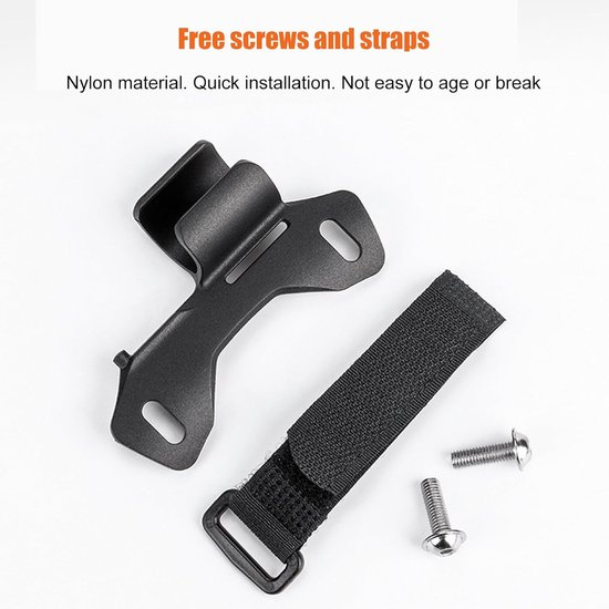 Fietspomphouder - Pompclip Fiets - Banden Oppompen - Vaste Clip - 22 mm - Meerkleurig — afbeelding 3