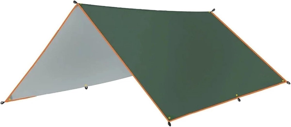 Afdekzeil - Tent luifel - Buiten beschermen - Waterdicht en UV-bestendig - 3 x 4 meter - Groen