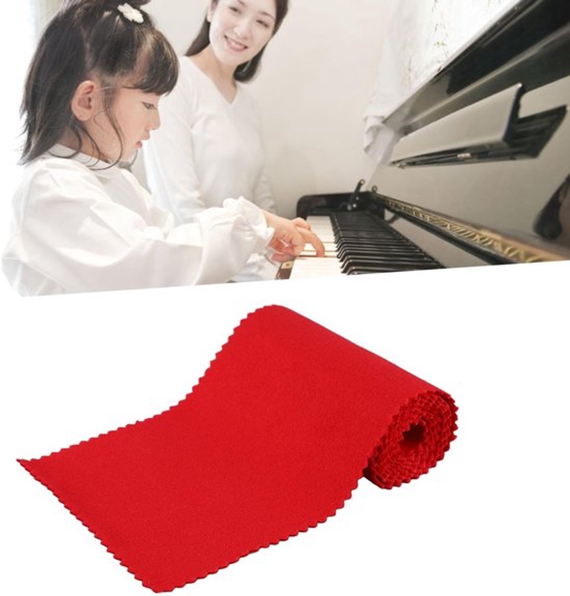 Solidchoice - Dailygoody - Zachte Pianotoetsenbord Stofkap - Beschermende Stofkap
