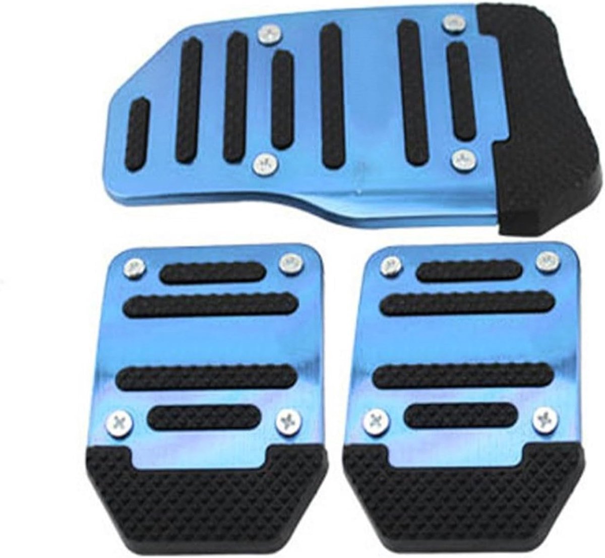 Universele Pedaalhoezen - Auto Voetpedalen - Verbeterde Grip - Voor Automatisch/Handgeschakeld - Blauw
