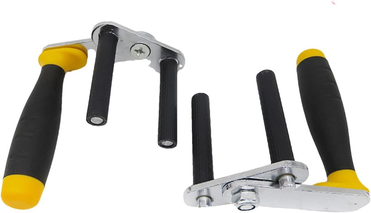 Gipsplaat Lifter - Plaatdrager Tegeldrager - Materiaaldragen - Anti-Stijg Ontwerp - 2 stuks - Grijs