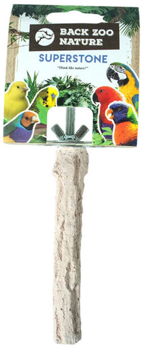Back Zoo Nature Super Stone Perch - 12 cm x 18 mm - Small Birds