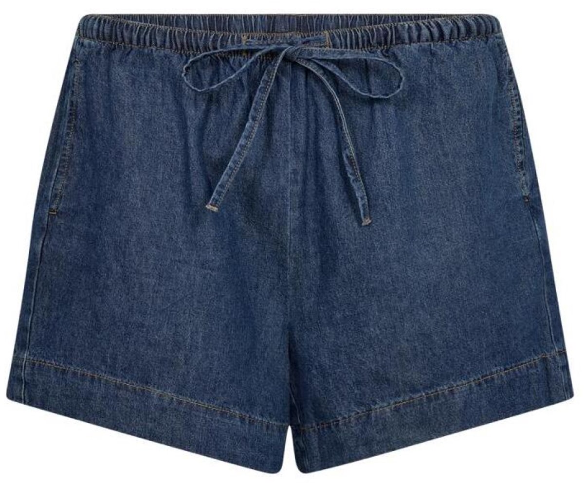 Freequent Broek Fqlisea Shorts 208110 Medium Blue Denim Dames Maat - XL