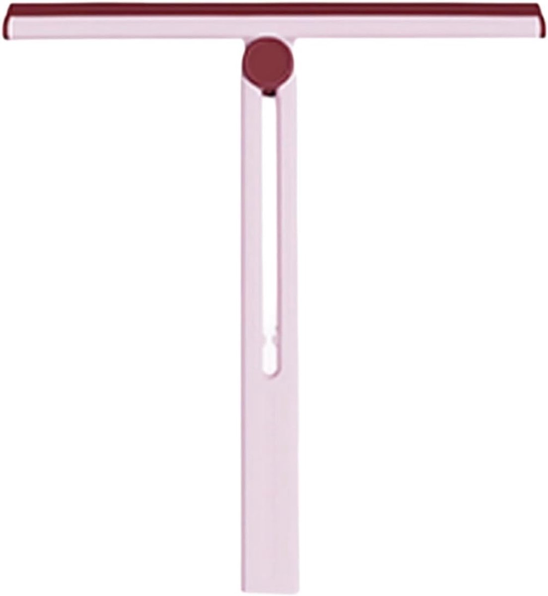 Plastic wissers - Glazenwisser rakel - Gladde oppervlakken reinigen - Draaibare kop - 28 cm breed - Rood