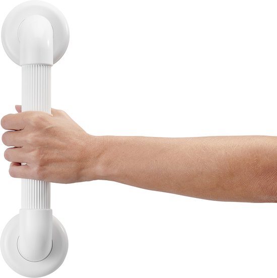 VITILITY Wandbeugel 30 cm extra grip. Handgreep / wandgreep voor badkamer / douche / toilet. Toiletbeugel / badgreep / douchegreep
