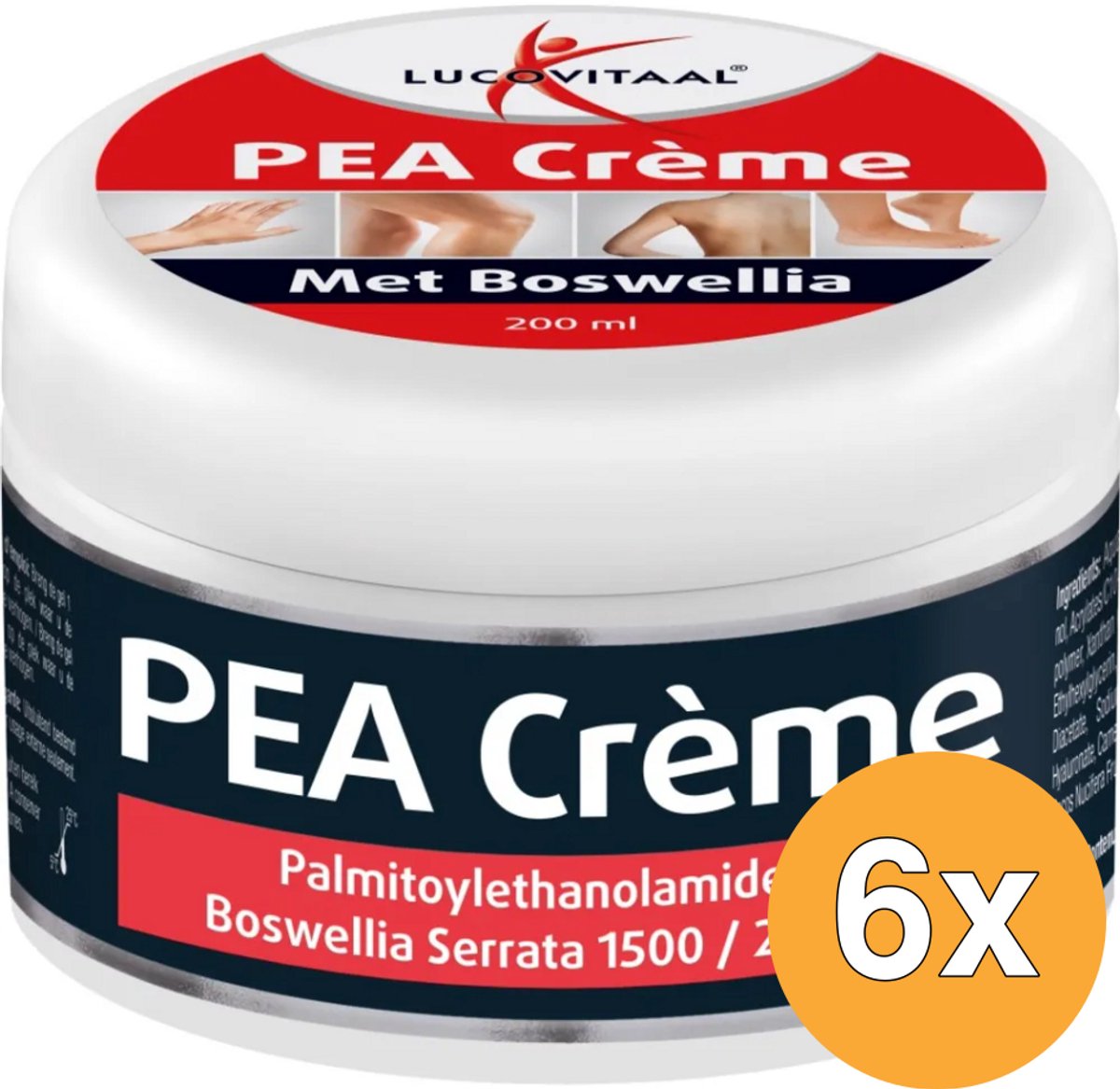6x Lucovitaal Pea Crème (200 ml)