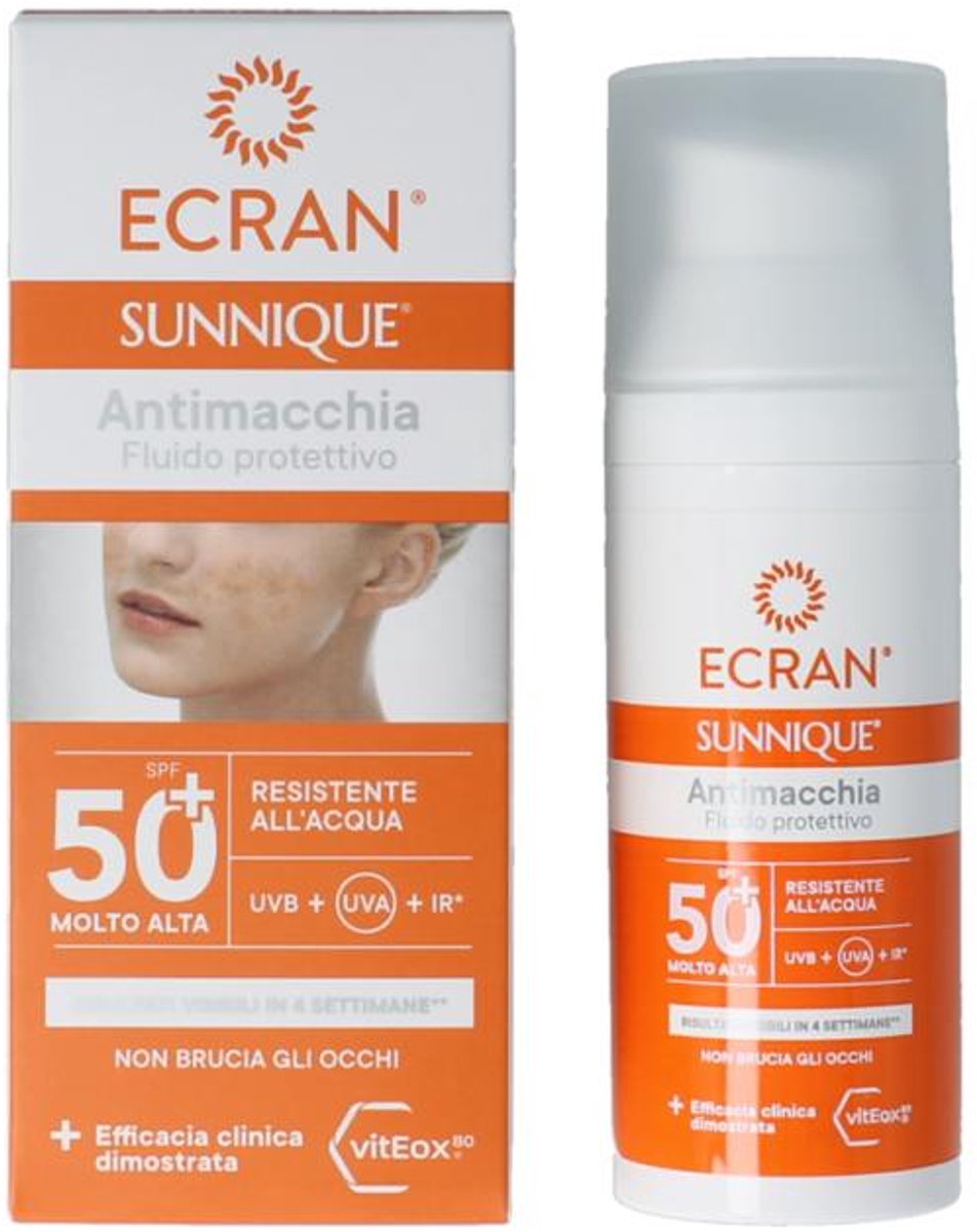 Ecran Sunique facial en decollete SPF50 50 Milliliter