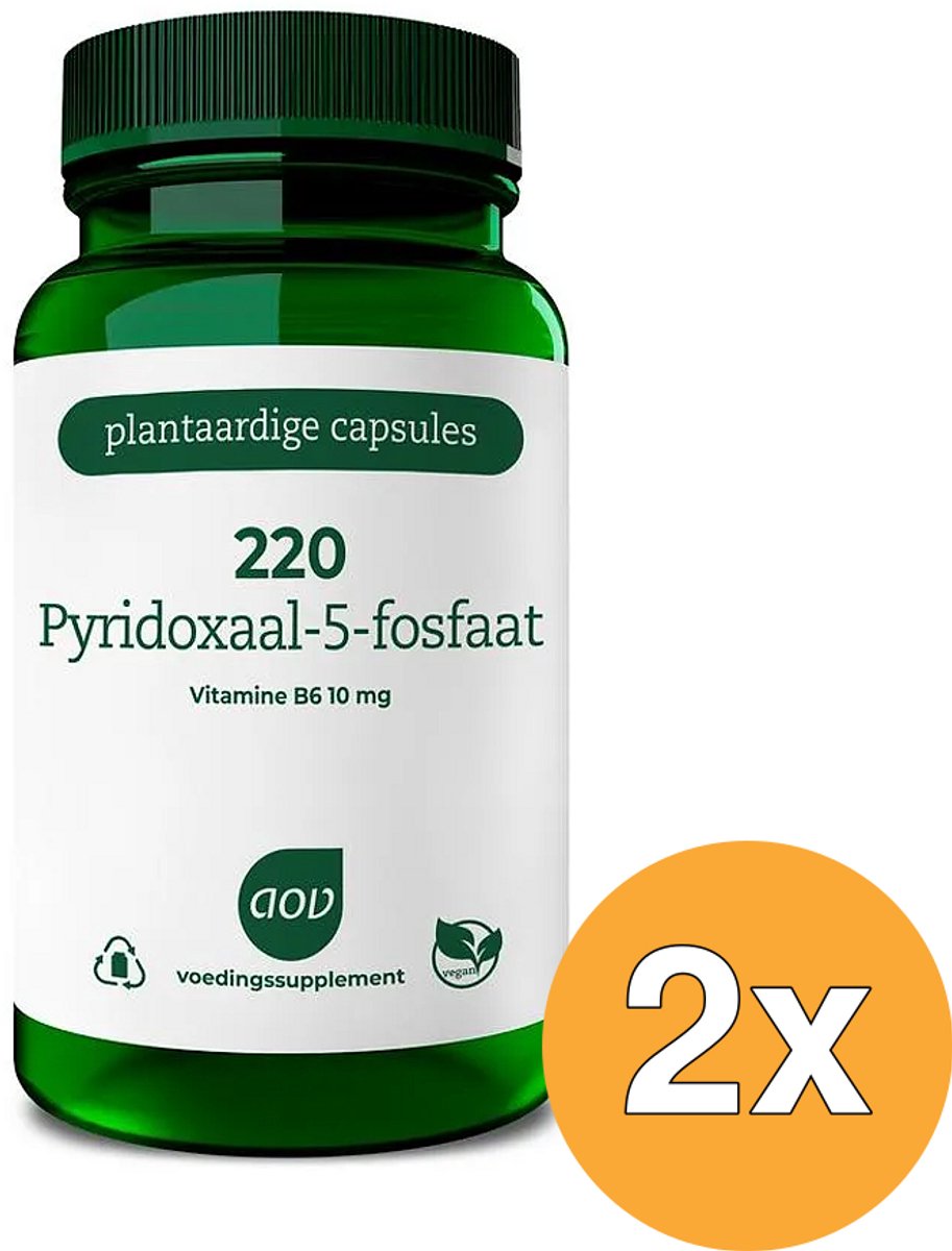 2x AOV 220 Pyridoxaal-5-Fosfaat (120 vega capsules)