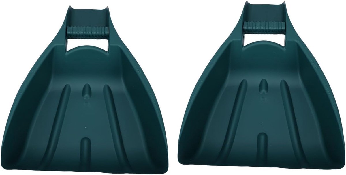 Bladgrijpers Handig Paar - Bladscheppen Tuin - Bladeren Verzamelen - Ergonomische Polssteun - 36x36x14.5 cm - Zwart