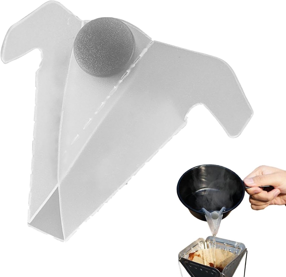 Koffiezet Accessoire - Druppel Gids - Buiten Koken - Voedselveilig Materiaal - 8.5 x 5 cm - Niet gespecificeerd