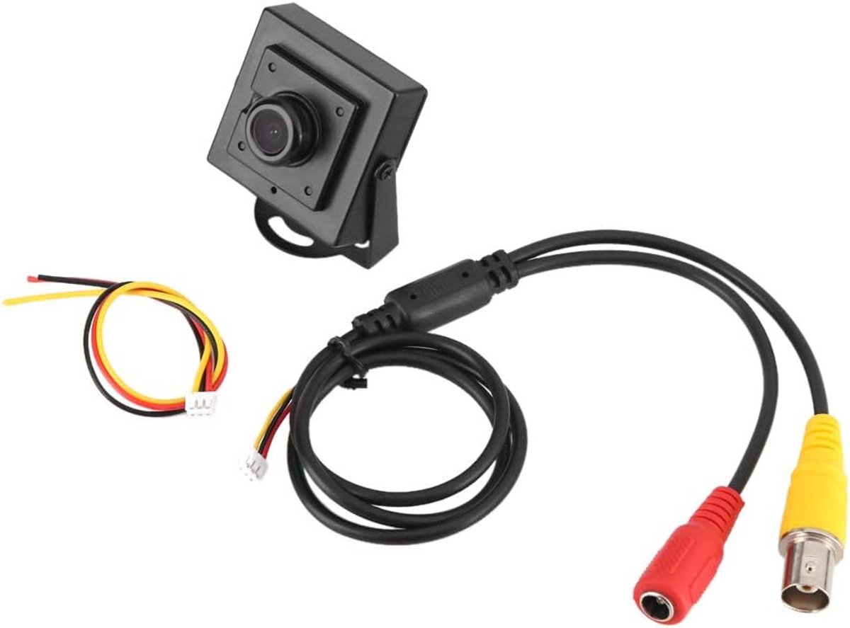 FPV Camera - Mini Videorecorder - RC Drone Monitoring - Groothoeklens 100 graden - 700TVL HD - Zwart