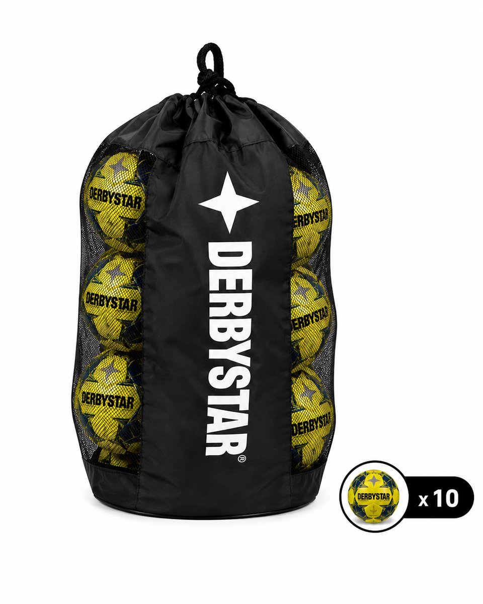 Ballenset Derbystar AG TT Kunstgras Official – 10 Ballen incl. Tas