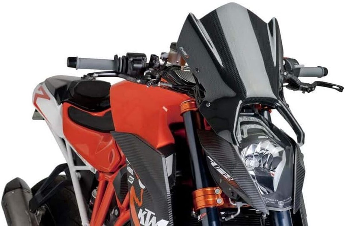 Motor Windscherm - Kuipruit Sport - Windbescherming Motor - Specifiek Ontwerp - 3mm dik - Zwart