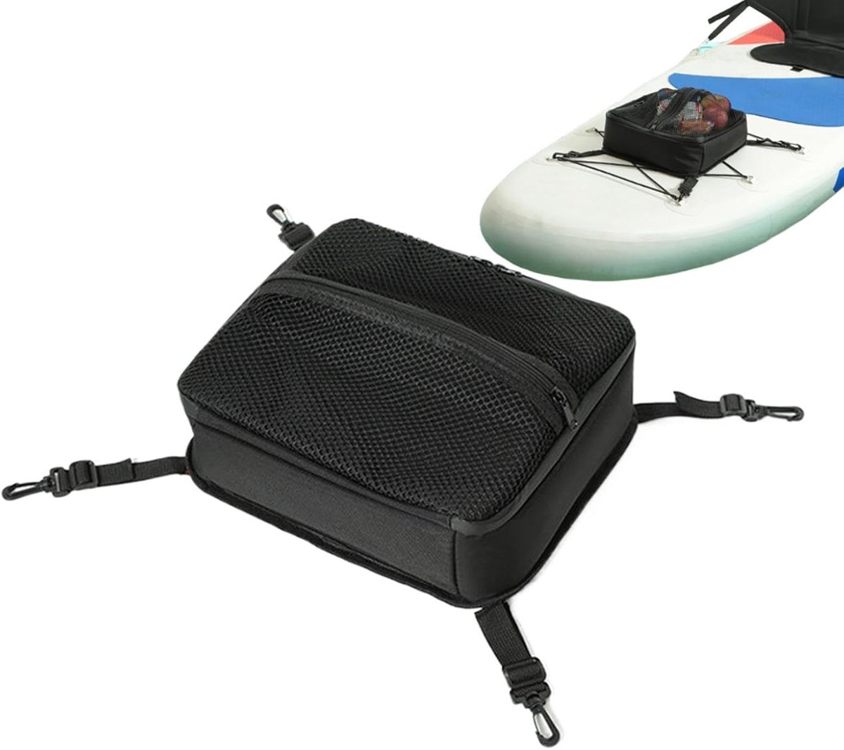 Paddle Board Koeltas - Geïsoleerde Opbergtas - Outdoor Watersporten - Verstelbare Anti-slip Riemen - 37 x 35 x 1.5 cm