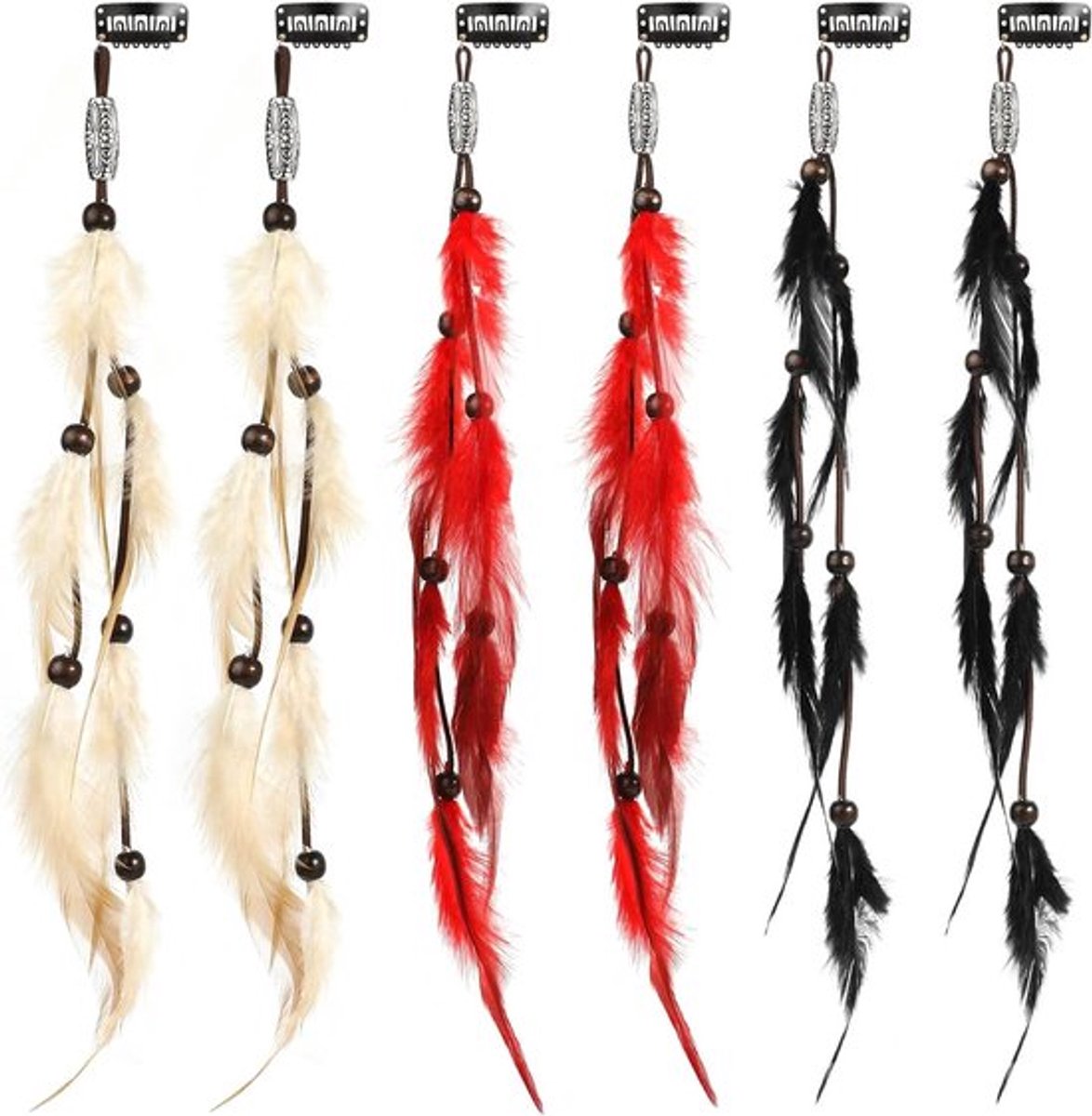 Hippie veren en accessoires voor dame - Inovra Plus