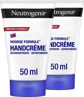 Neutrogena handcrème geparfumeerd - Noorse formule - voedende en beschermende handcrèmes - handcrème droge en beschadigde handen - 2 x 50 ml