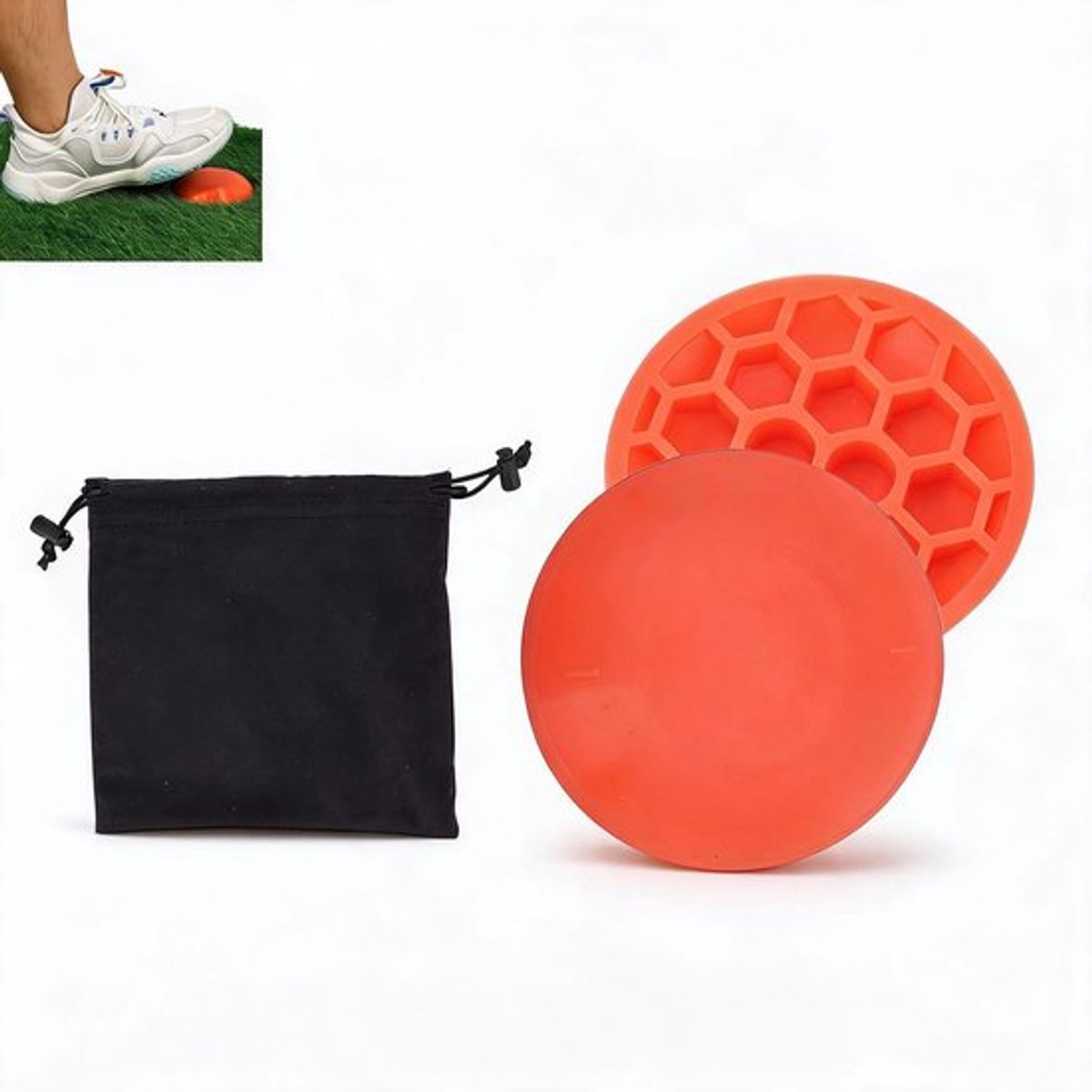 Golftrainingsmateriaal - Dailygoods- Golfpedaal Oranje