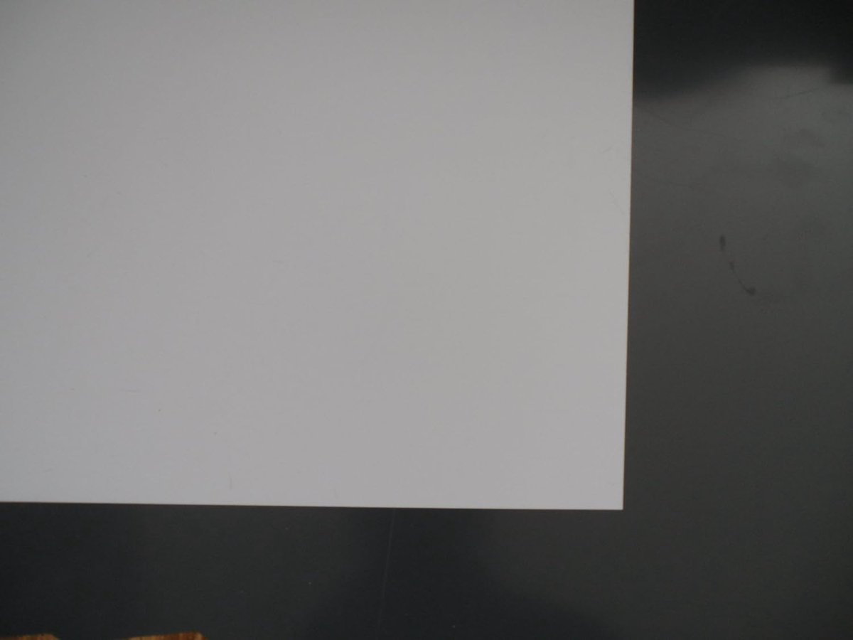 Plaat van hard PVC - Kunststof blad - Bouw en klussen - Chemisch bestendig - 100 x 49.5 cm - Zwart