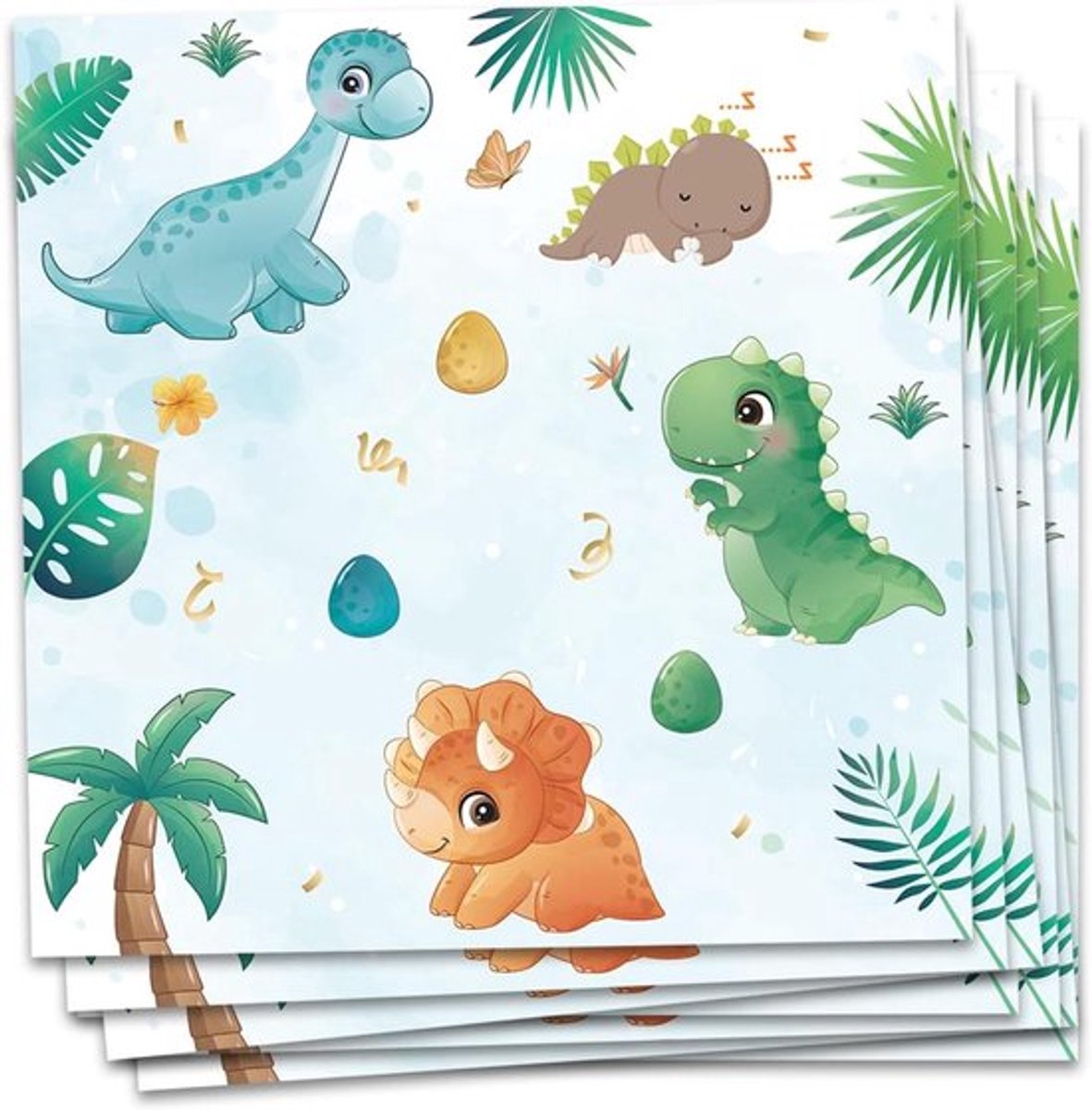 Allecto Plus - Groen - Dinobestek voor kinderfeestjes en verjaardagen
