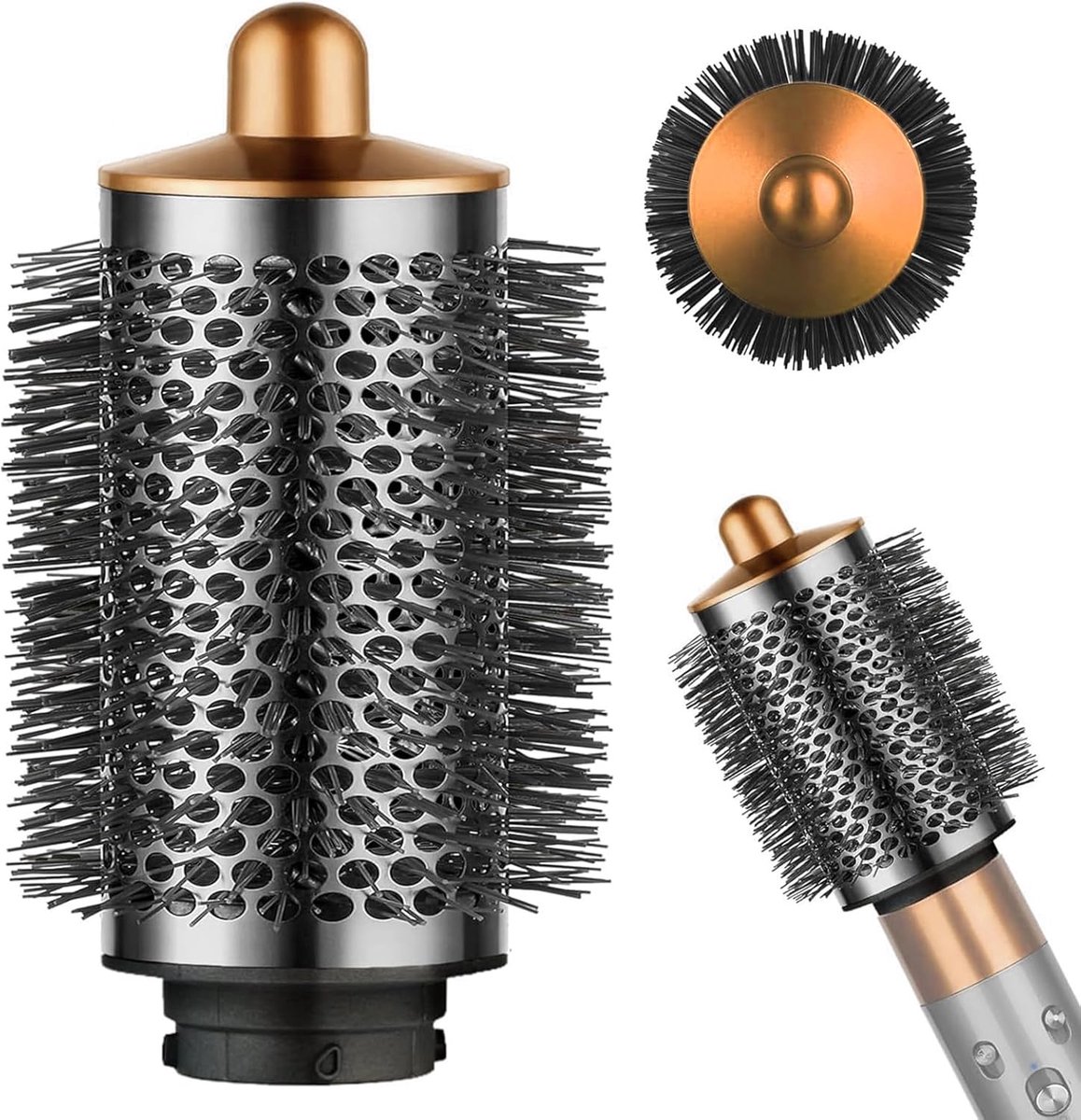 Volume Borstel Opzetstuk - Ronde Borstel Haarstyler Opzetstuk - Haar Volume Creëren - Salon Kwaliteit Styling