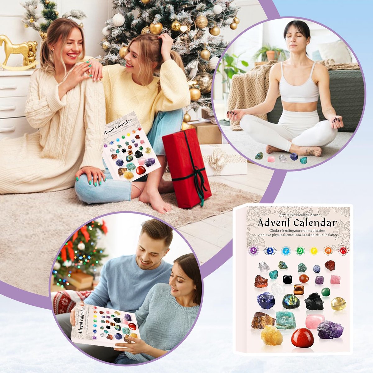 Adventskalender 2026 Vrouwen Kristallen Met 24 Edelstenen Kerst Countdown Cadeau voor Meisjes Jongens Geologie Liefhebbers — cadeau in Hobby - foto 5