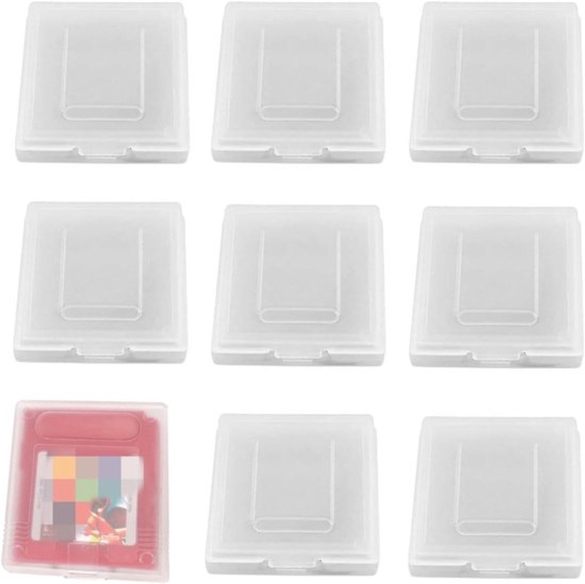 Inovra Plus - 9 stuks - Transparante hoesjes voor Gameboy