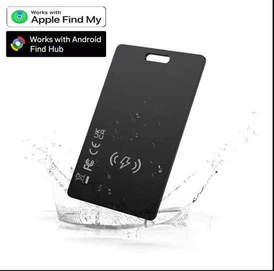 Air tag card-TraceCard–Smart Anti-Lost Tracker Apple Find MyGoogle Find Hub-GPS Tracker,EasyFind, GoTrack-SafeCard-QuickFind-FindCard Pro–Slimme GPS-kaart voor Portemonnee-waterdicht-portemonnee GPS tracker-koffer tracker-find me-wireless-card finder