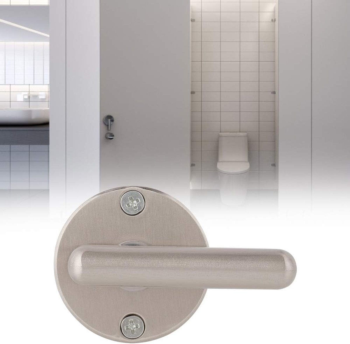 Nachtslot met Indicator - Deurslot Toilet Indicator - Openbare Toiletten Beveiligen - Roestvrij Staal