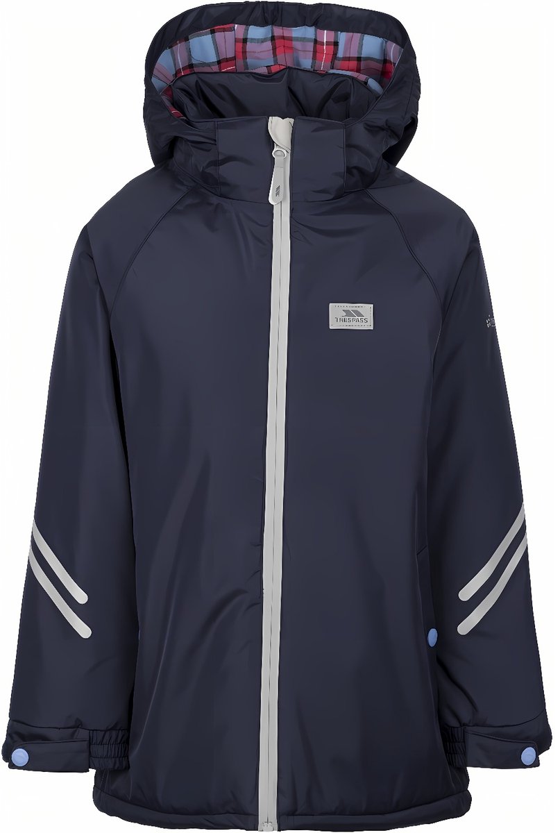 Trespass kinderwinterjas Valleyfield Rainwear Jacket Blauw