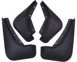Spatborden Auto - Spatlappen Wielkasten - Bescherming Auto - Specifiek Voor Volvo - 4 stuks - Zwart