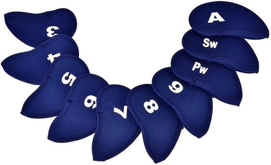 Dailygoody - Golf Headcovers - Duurzame Neopreen Bescherming - 10 Stuks - Uniek en Herkenbaar - Perfect voor Golfliefhebbers van Merkloos — afbeelding 2