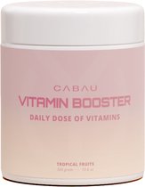 Cabau - Vitamin Booster - Tropical Fruit - 24 Vitamines & Mineralen - 300 g (40 Doseringen) - Ondersteunt Immuunsysteem & Sterke Botten - Makkelijk & snel