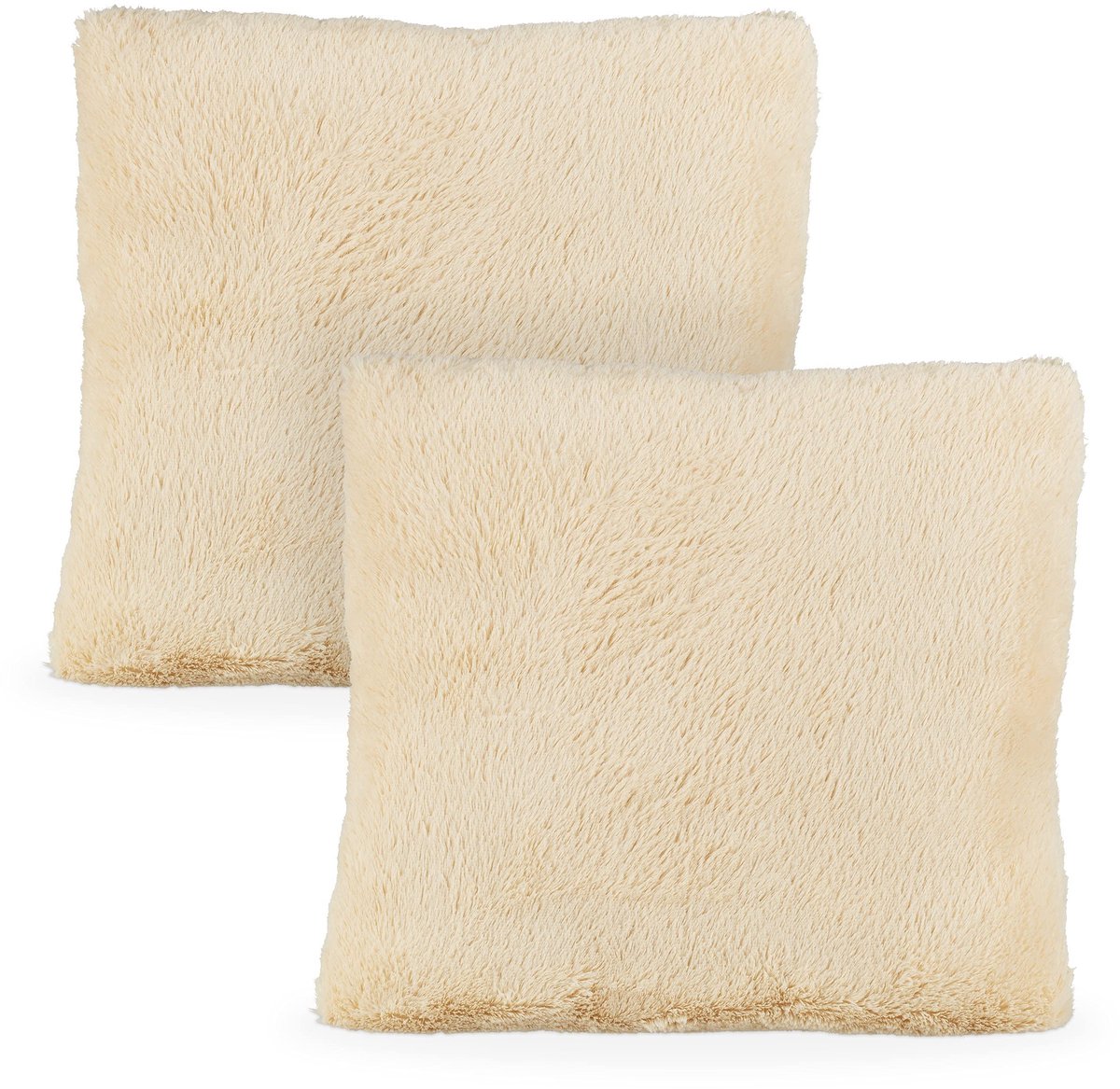 Omgoods - Set van 2 Plush Kussens 35 x 40 cm