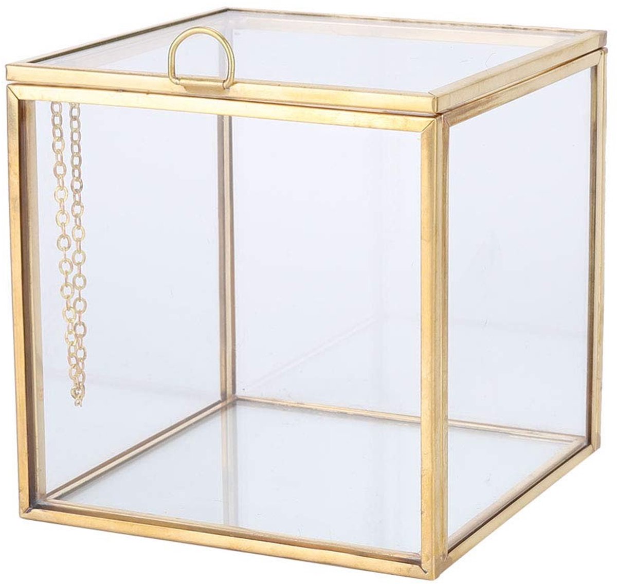 Omgoods- Terrarium 3-voudig - Glazen Container - Geometrisch Design - Plantenbak voor Vetplanten - DIY Miniatuur Tuin - Onderhoudsvriendelijk Decor